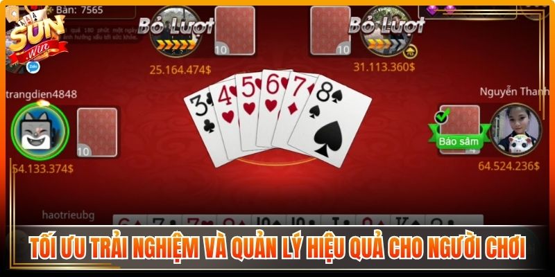 Tối ưu trải nghiệm và quản lý hiệu quả cho người chơi